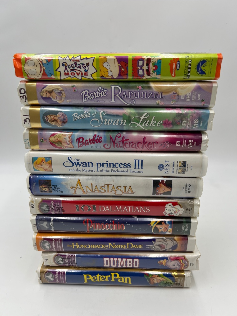Bundle Disney Nickelodeon Rugrats Movie VHS